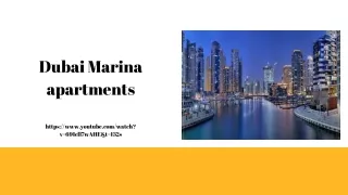 Dubai Marina apartments