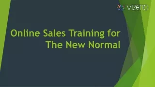 Online Sales Training for The New Normal | VIZETTO