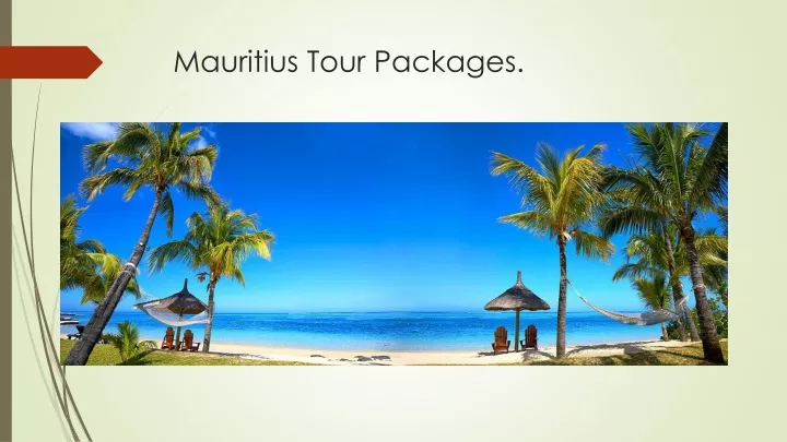 mauritius tour packages