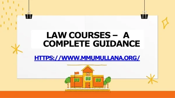 Law Courses – A Complete Guidance