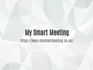 my smart meeting https www mysmartmeeting co uk