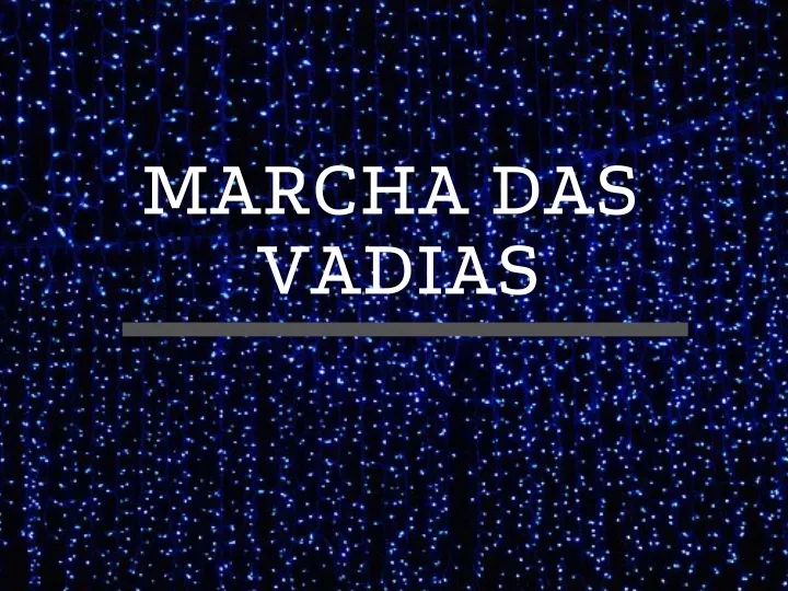 marcha das vadias