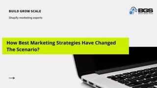 How Best Marketing Strategies Have Changed The Scenario?
