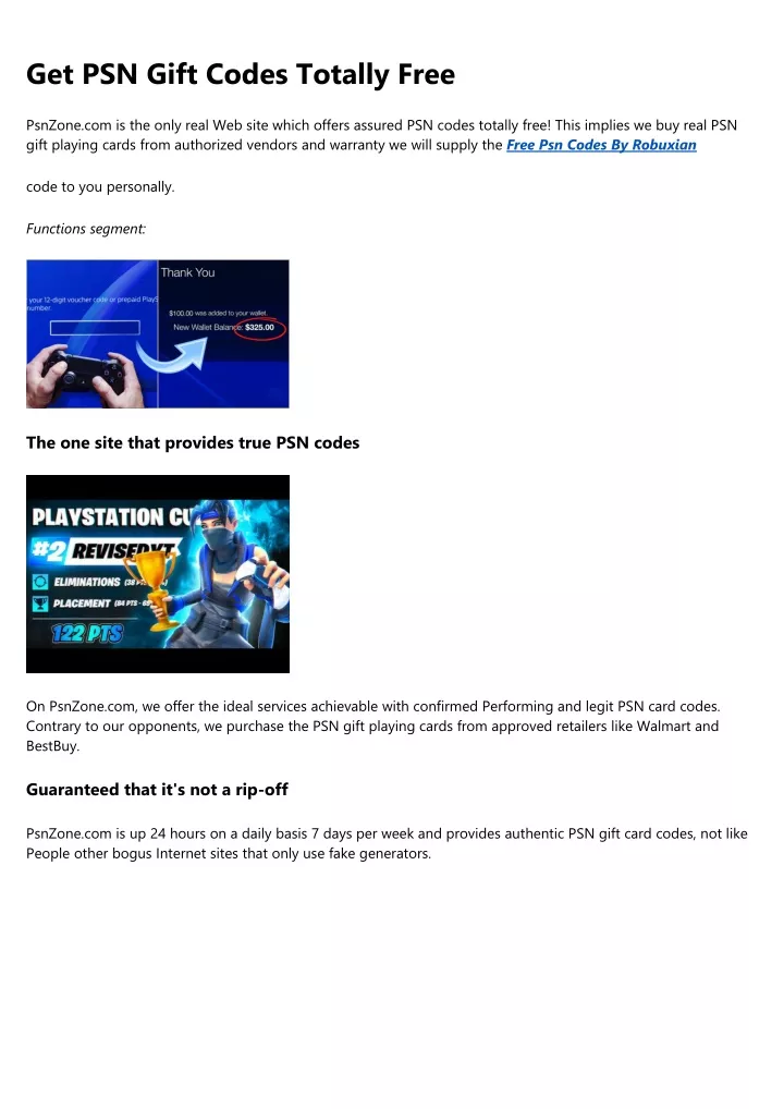 get psn gift codes totally free