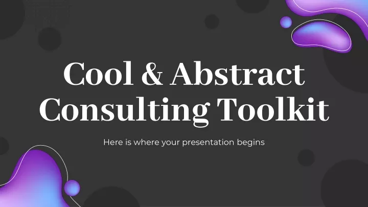 cool abstract consulting toolkit