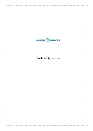 published by every1drives