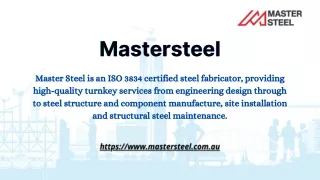 Master Steel: A Popular Name in Manufacturing Industry Innovations