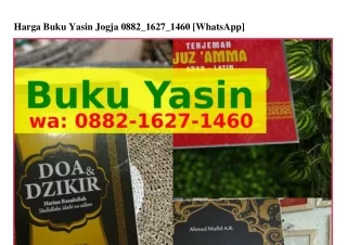 Harga Buku Yasin Jogja Ô882~lᏮ27~lԿᏮÔ(whatsApp)