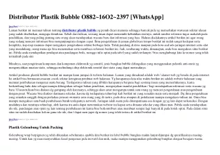 Distributor Plastik Bubble 0882_1Ꮾ02_23ᑫ7[WA]