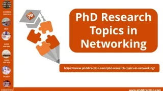 PhD Research Topics in Networking
