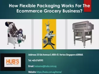 How Flexible Packaging Works For The Ecommerce Grocery Business