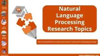 Natural Language Processing Research Topics