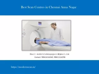 Best scan centres in chennai anna nagar