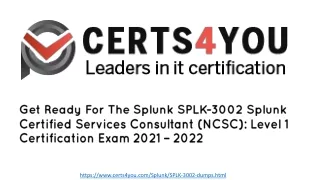 The Best Way to Pass Splunk SPLK-3002 Exam