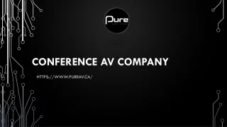 CONFERENCE AV COMPANY