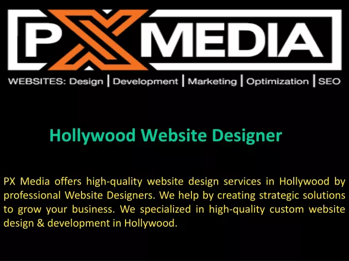 hollywood website designer