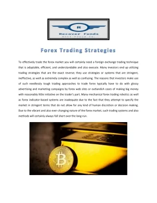 Scammed By Online Trading - Recover Funds