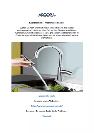 Küchenarmatur _ Arcorawasserhahn
