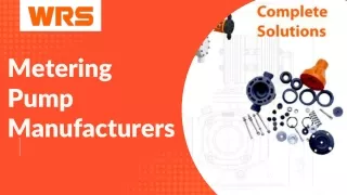 Metering Pump Manufacturers