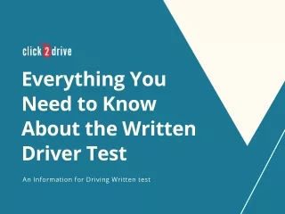 Everything You Need to Know About the Written Driver Test