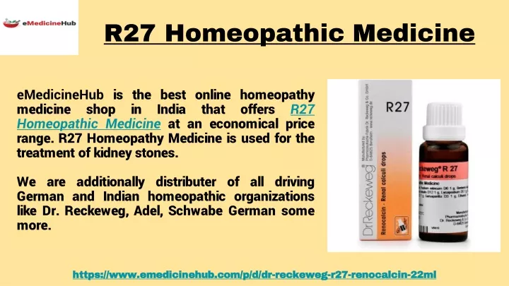 r27 homeopathic medicine