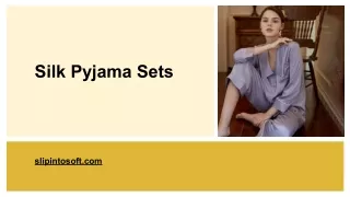 Silk Pyjama Sets