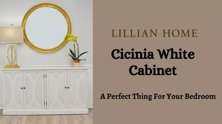 cicinia white cabinet