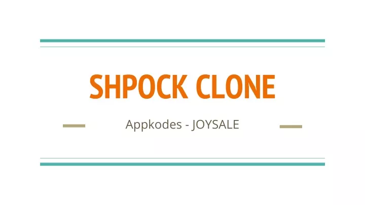 shpock clone