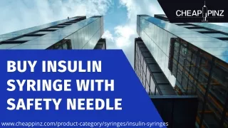 buy insulin syringe with safety needle
