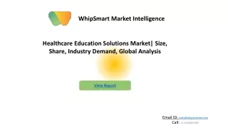 Healthcare Education Solutions market  Global Forecast 2027 by industry trends &