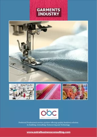 Key Challenges, Opportunities and Capabilities in Garments Industry