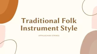 Traditional Folk Instrument Style