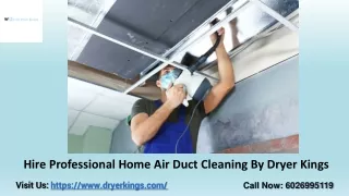 Experience Air Duct Cleaning Technician- Dryer Kings