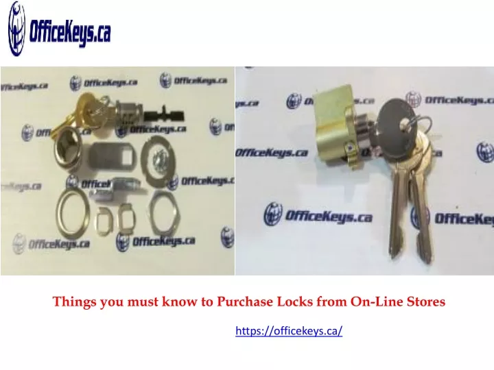 things you must know to purchase locks from