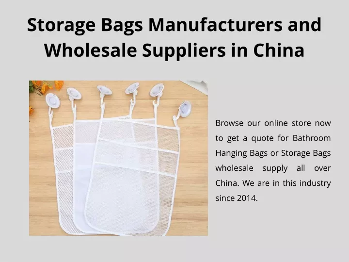 storage bags manufacturers and wholesale