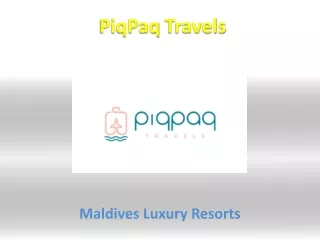 Maldives Luxury Resorts and Holiday Destination