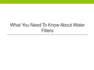 what you need to know about water filters