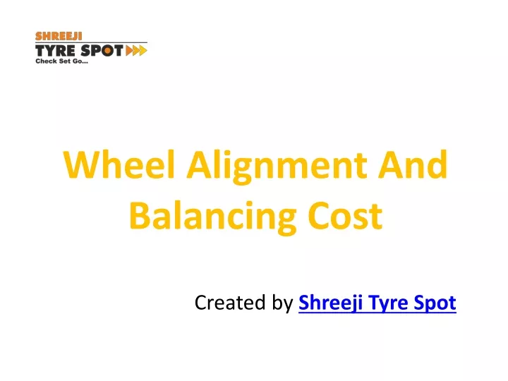 wheel alignment and balancing cost