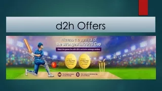 New dth offers | D2H