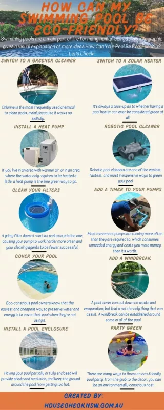 Top 10 Ways to Maintain An Eco-Friendly Pool