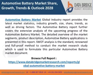 automotive battery market share growth trends
