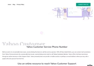 Yahoo Customer Service Phone Number