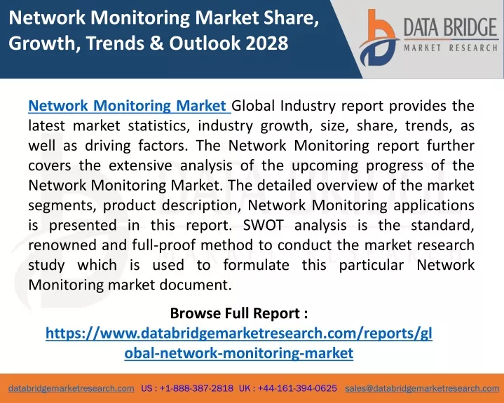 network monitoring market share growth trends