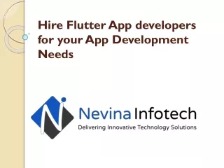hire flutter app developers for your app development needs
