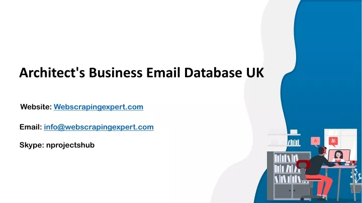 architect s business email database uk