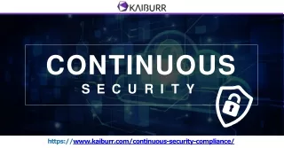 Best Continuous Security Services - Kaiburr
