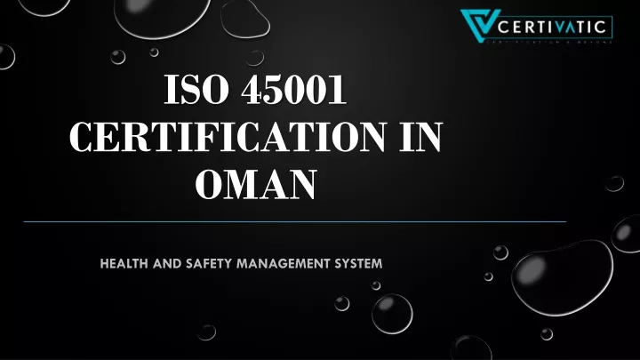 iso 45001 ce rtification in oman