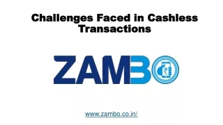 Challenges Faced in Cashless Transactions