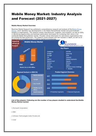 mobile money market industry analysis