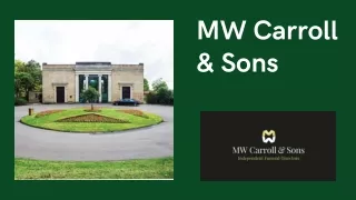 Best Funeral Plans - MW Carroll & Sons